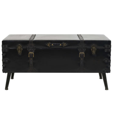 vidaXL Table basse MDF et acier 102x51x48 cm
