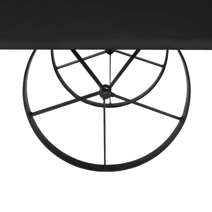 vidaXL Table basse MDF et bois de sapin 110x55x43 cm