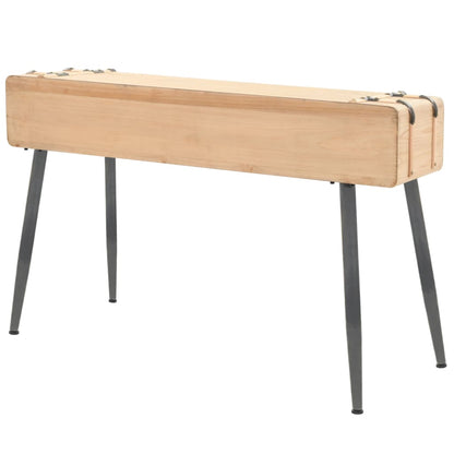 vidaXL Konsolentisch Massivholz Tanne 115x40,5x76 cm
