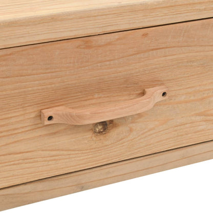 vidaXL Meuble TV bois de sapin massif 120x33x35 cm