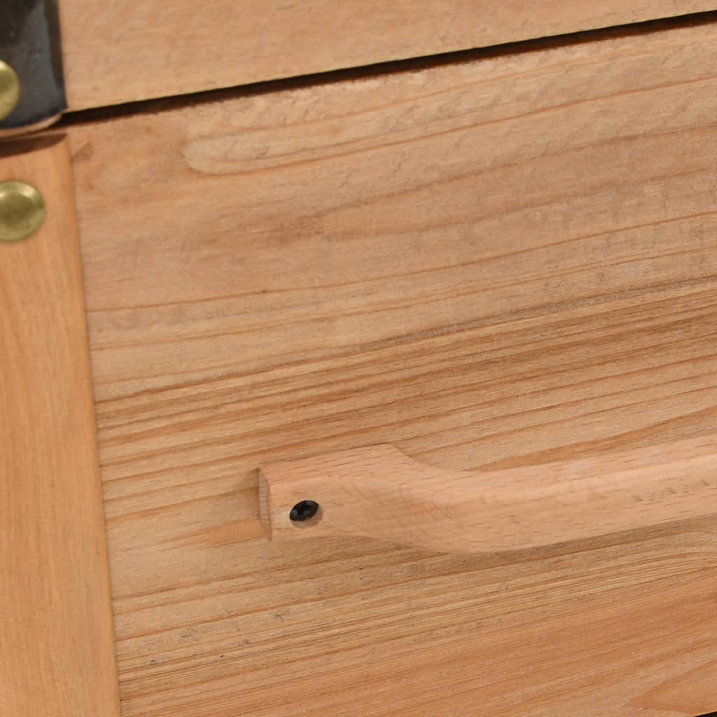 vidaXL Schubladenkommode Massivholz Tanne 91x35x73 cm