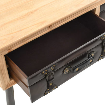 vidaXL Table basse en bois de sapin massif 115 x 55 x 50 cm