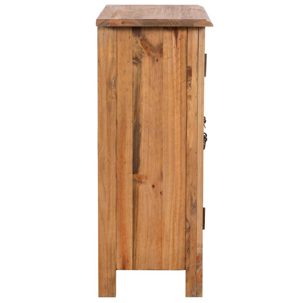 vidaXL Bad-Beistellschrank Massivholz Kiefer 59x32x80 cm