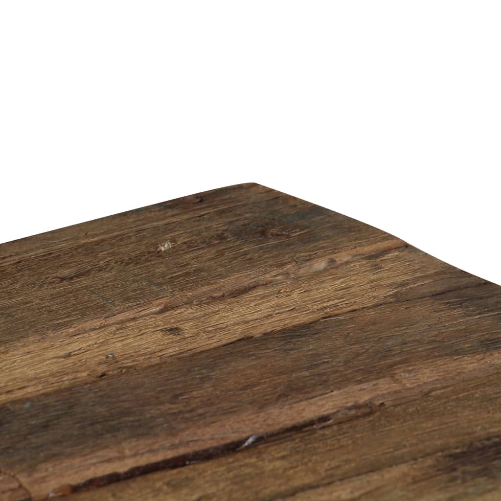 vidaXL Table basse Opium en bois de récupération et acier 110x60x35 cm