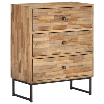 vidaXL Sideboard Recyceltes Teakholz 60x30x75 cm