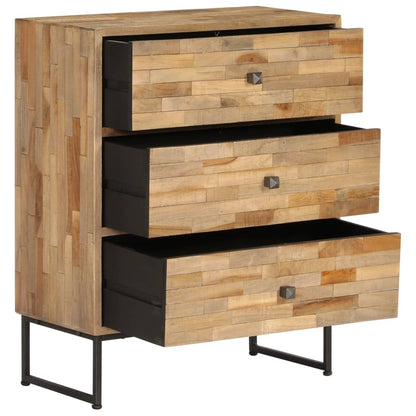 vidaXL Sideboard Recyceltes Teakholz 60x30x75 cm