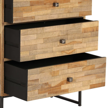 vidaXL Sideboard Recyceltes Teakholz 60x30x75 cm