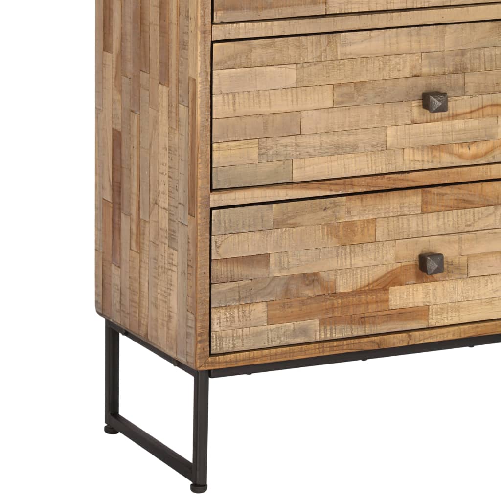 vidaXL Sideboard Recyceltes Teakholz 60x30x75 cm