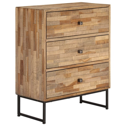 vidaXL Sideboard Recyceltes Teakholz 60x30x75 cm