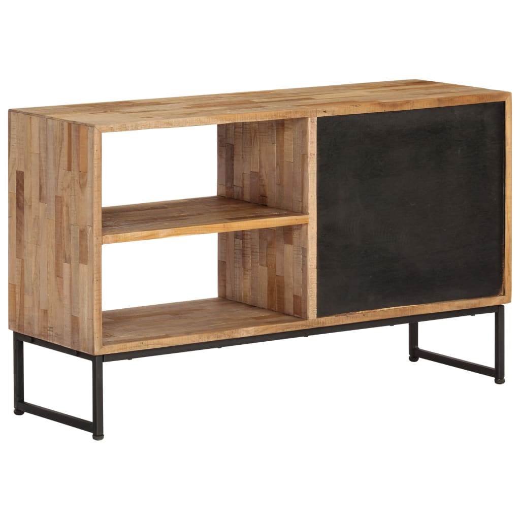 vidaXL Meuble TV en teck recyclé 90x30x55 cm