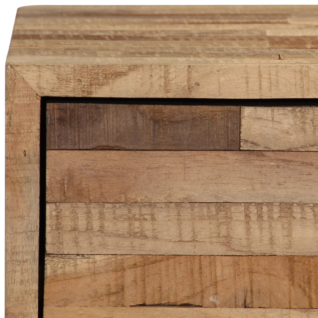 vidaXL Meuble TV en teck recyclé 90x30x55 cm