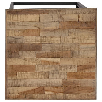 vidaXL Beistelltisch-Set 3-tlg. Recyceltes Teak