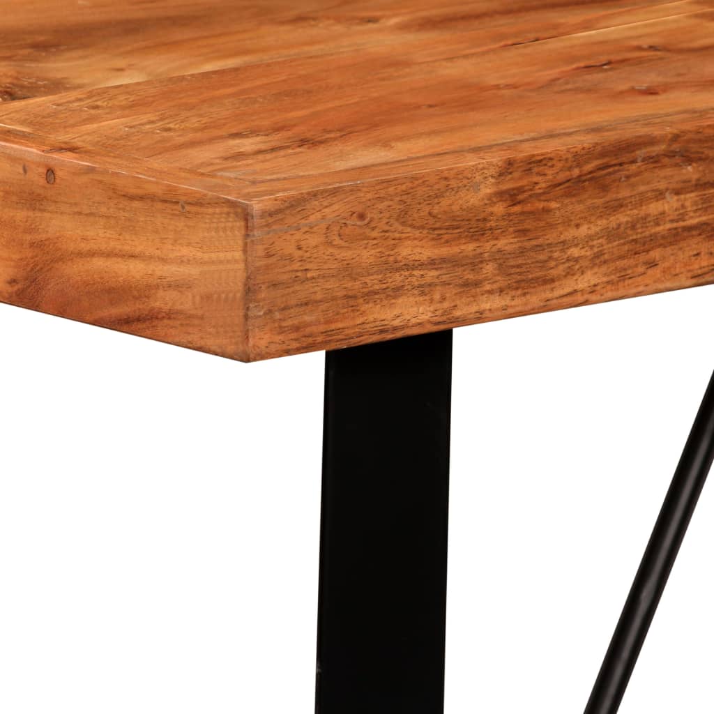 vidaXL 5-tlg. Bar-Set Massivholz Akazie und Altholz