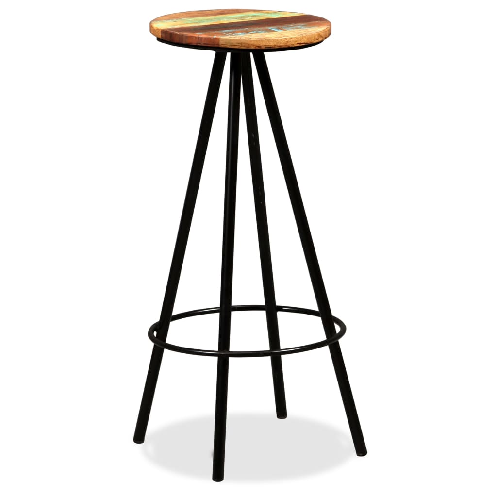 vidaXL 7-tlg. Bar-Set Massivholz Akazie und Altholz