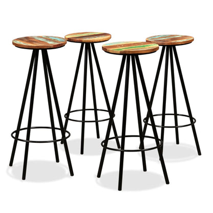 vidaXL 5-tlg. Bar-Set Altholz Massiv