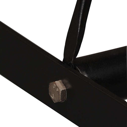 vidaXL 7-tlg. Bar-Set Altholz Massiv, Echtleder und Canvas