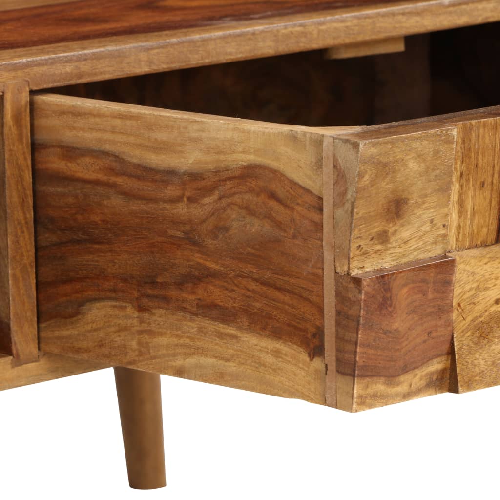 vidaXL Couchtisch Massivholz Akazie Honigbraun 110x50x37 cm