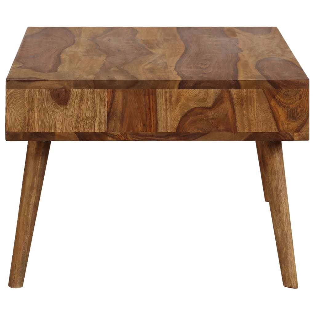 vidaXL Table basse 110x50x35 cm Bois de Sesham massif