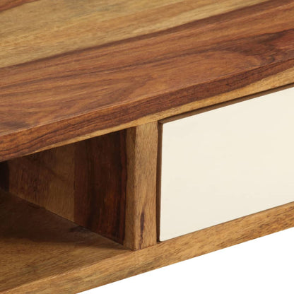 vidaXL Table basse 110x50x35 cm Bois de Sesham massif