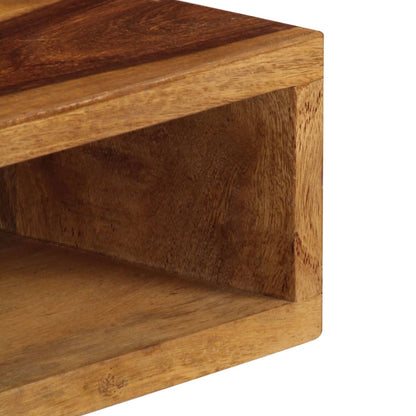 vidaXL Table basse 110x50x35 cm Bois de Sesham massif