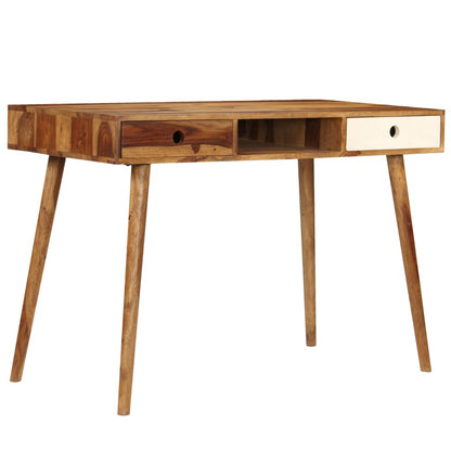 vidaXL Schreibtisch 110 x 55 x 76 cm Massivholz Akazie