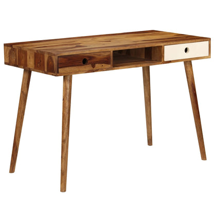 vidaXL Schreibtisch 110 x 55 x 76 cm Massivholz Akazie
