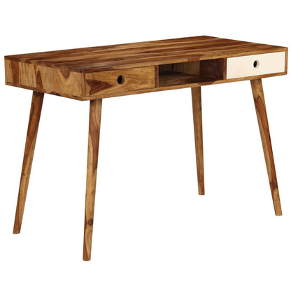 vidaXL Schreibtisch 110 x 55 x 76 cm Massivholz Akazie