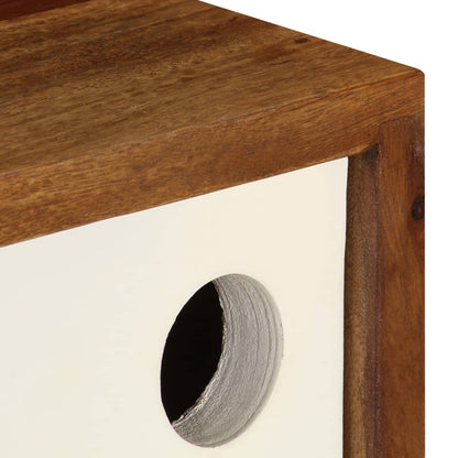 vidaXL Sideboard Massivholz Akazie 118x30x66 cm