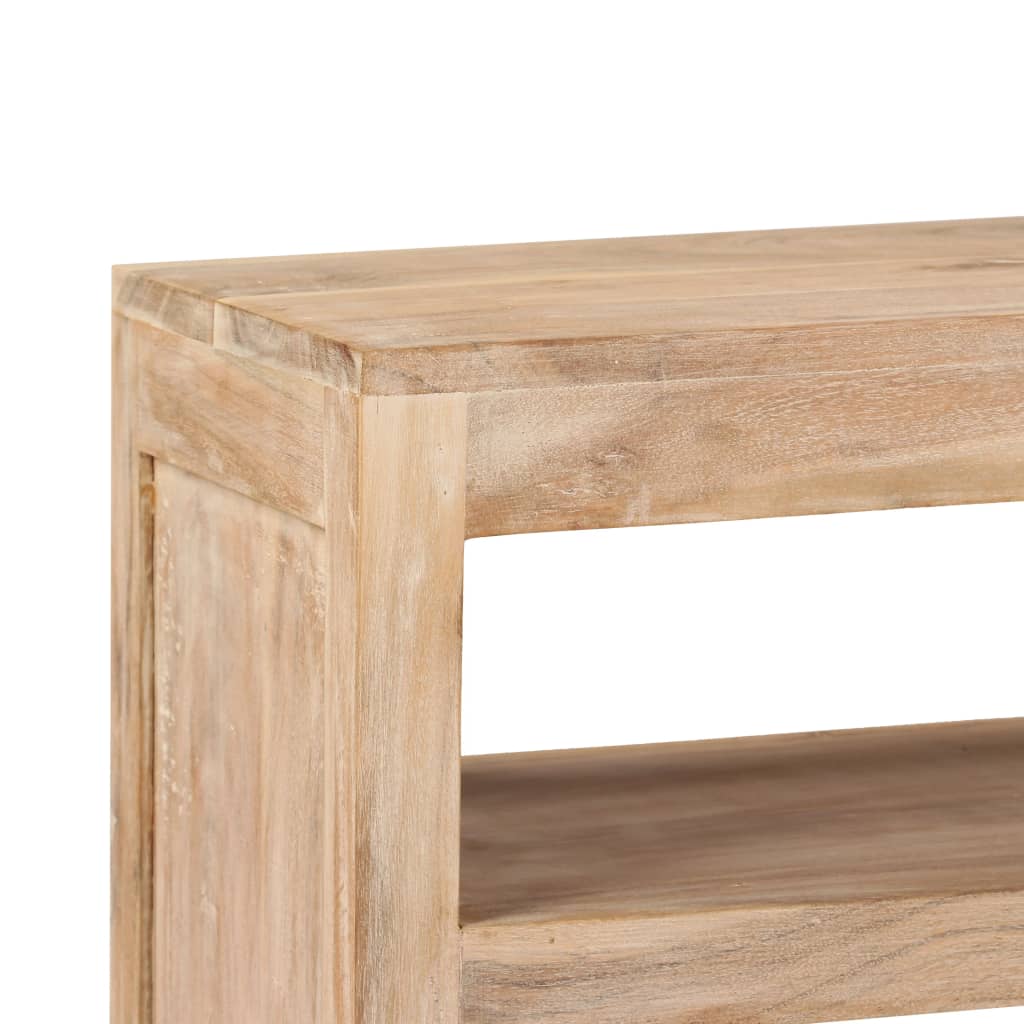 vidaXL Meuble TV Bois massif d'acacia 90x30x55 cm Marron clair