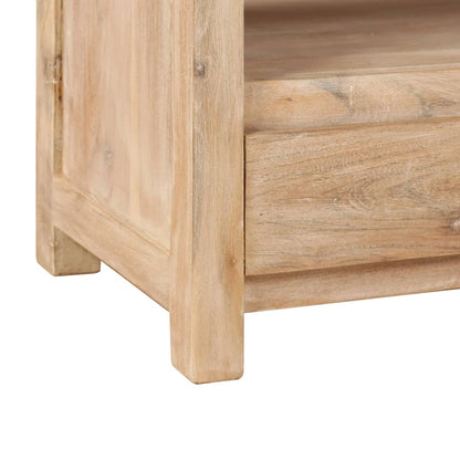 vidaXL Meuble TV Bois massif d'acacia 90x30x55 cm Marron clair