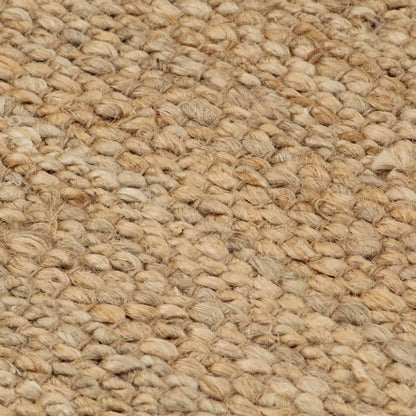 vidaXL Handgewebter Teppich Jute 120 x 180 cm Natur