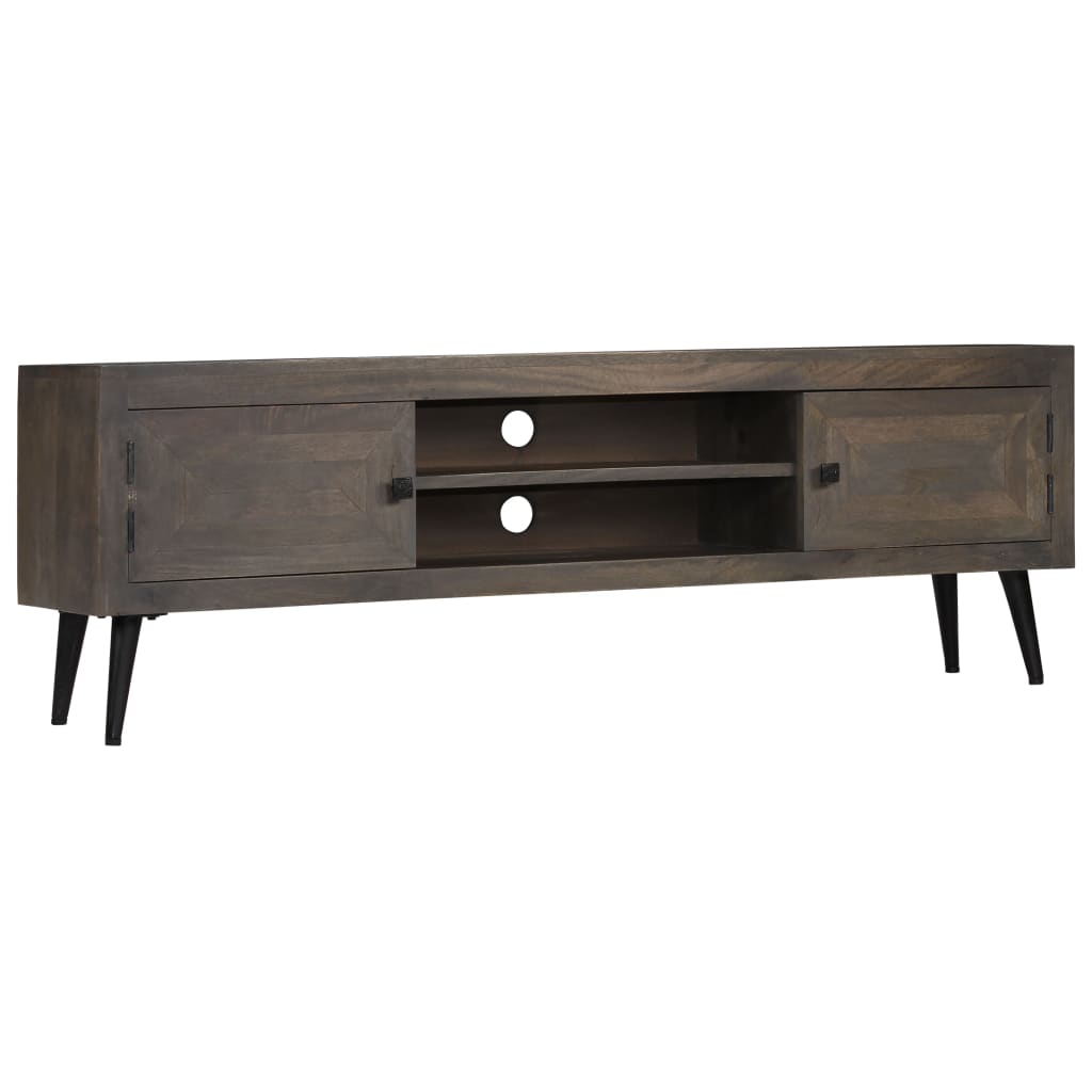 vidaXL Meuble TV bois de manguier massif 140x30x45 cm