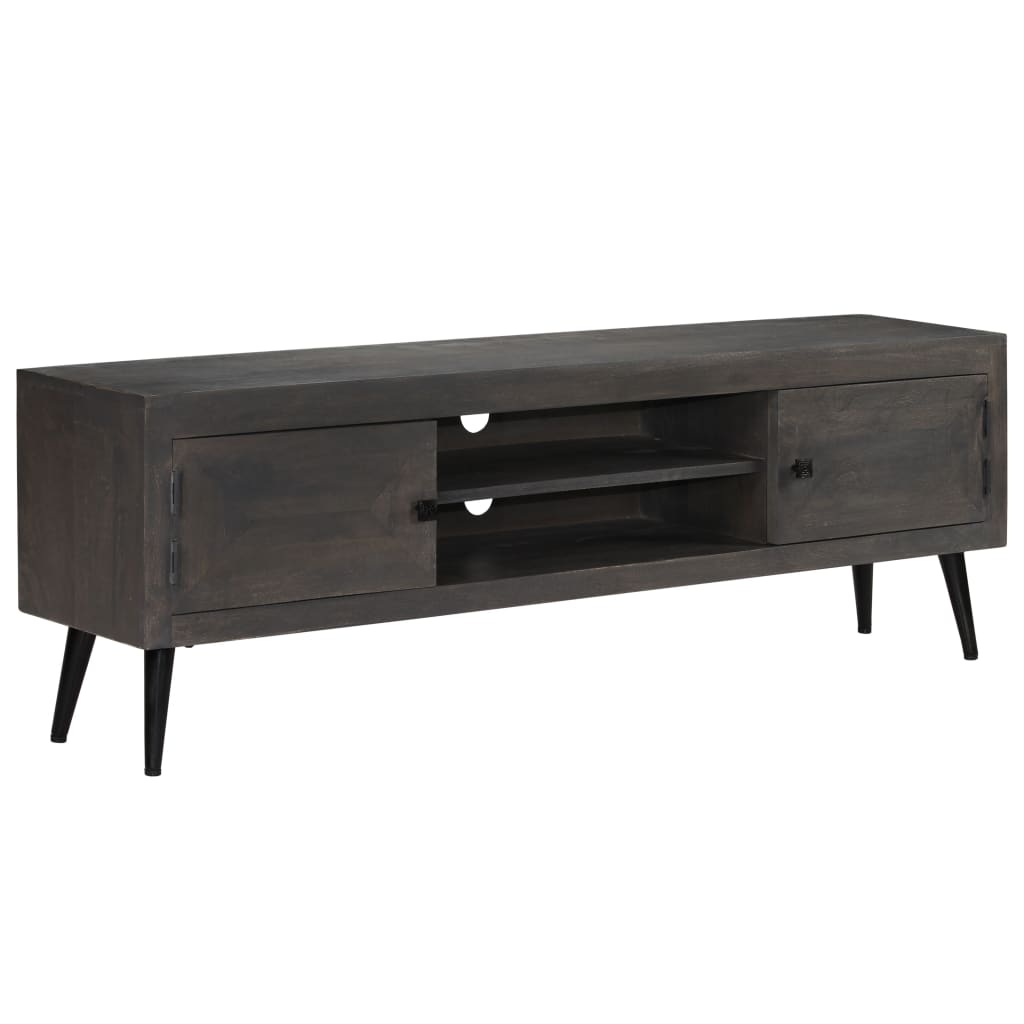 vidaXL Meuble TV bois de manguier massif 140x30x45 cm