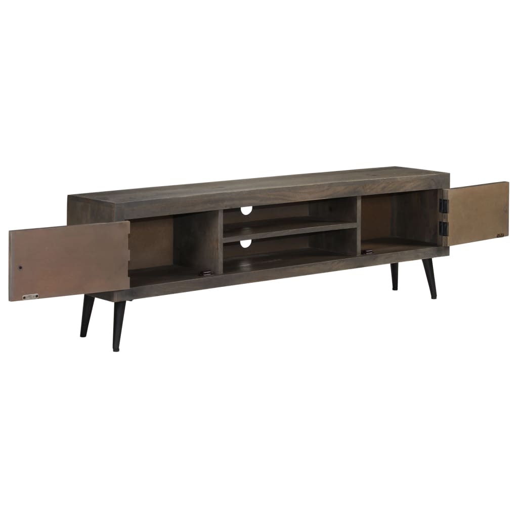 vidaXL Meuble TV bois de manguier massif 140x30x45 cm