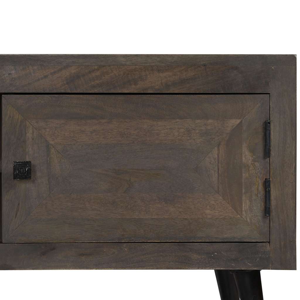 vidaXL Meuble TV bois de manguier massif 140x30x45 cm