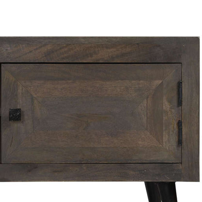 vidaXL Meuble TV bois de manguier massif 140x30x45 cm