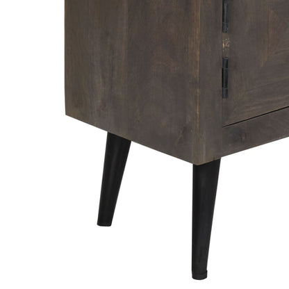 vidaXL Meuble TV bois de manguier massif 140x30x45 cm