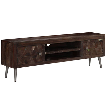 vidaXL Meuble TV en bois de récupération massif 140x30x45 cm