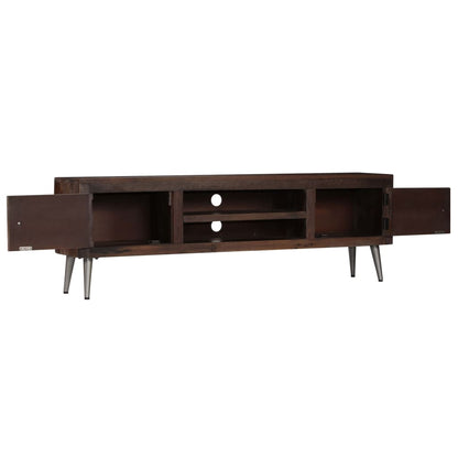vidaXL Meuble TV en bois de récupération massif 140x30x45 cm