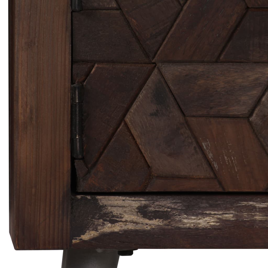 vidaXL Meuble TV en bois de récupération massif 140x30x45 cm