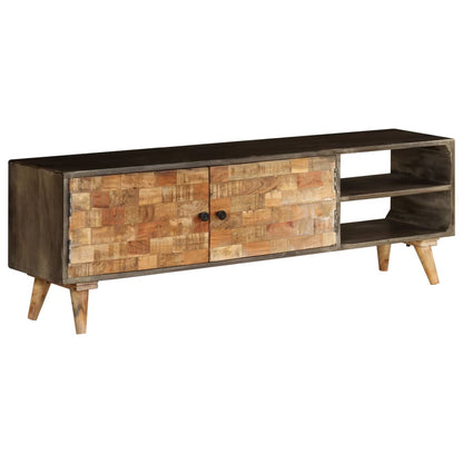 vidaXL Meuble TV bois de manguier massif 140x30x45 cm