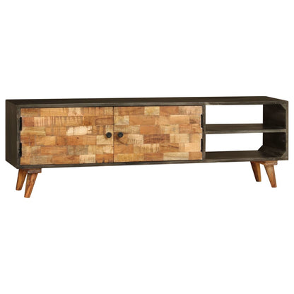 vidaXL Meuble TV bois de manguier massif 140x30x45 cm
