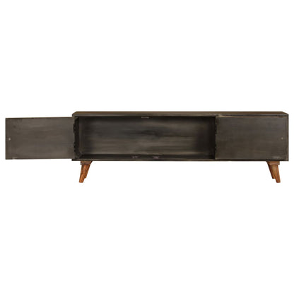 vidaXL Meuble TV bois de manguier massif 140x30x45 cm