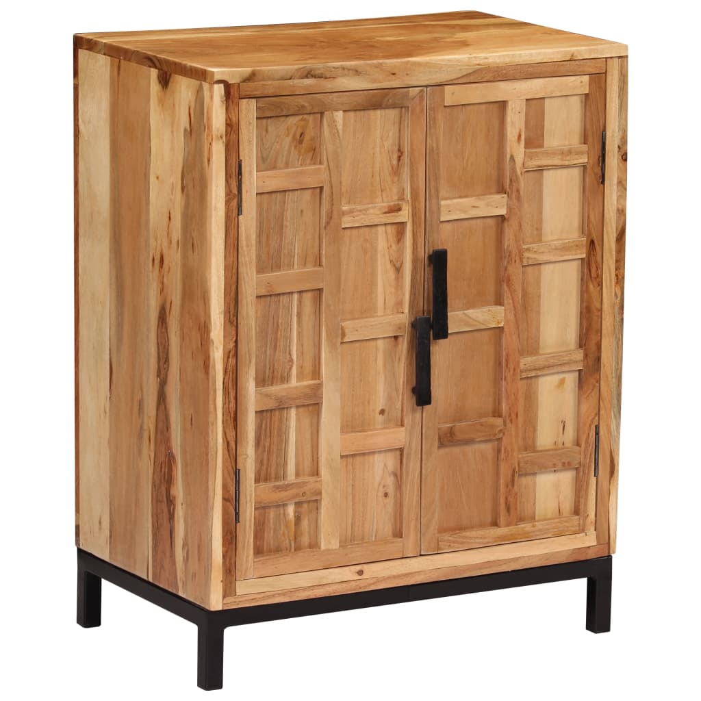 vidaXL Bahut en bois d'acacia massif 60x35x76 cm marron