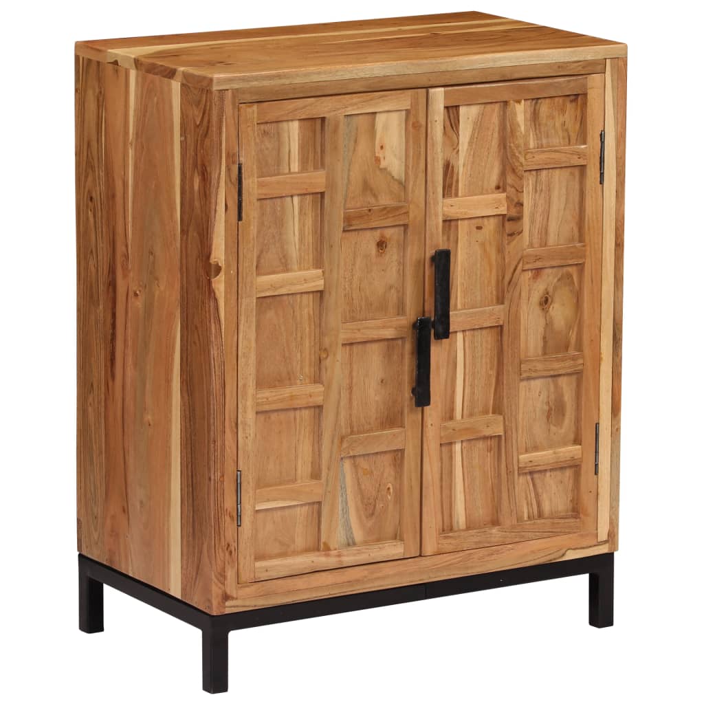 vidaXL Bahut en bois d'acacia massif 60x35x76 cm marron