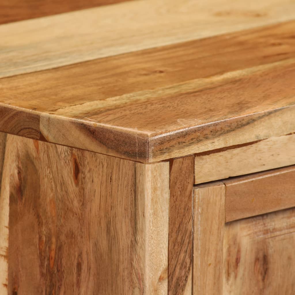 vidaXL Bahut en bois d'acacia massif 60x35x76 cm marron