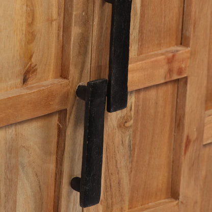 vidaXL Bahut en bois d'acacia massif 60x35x76 cm marron