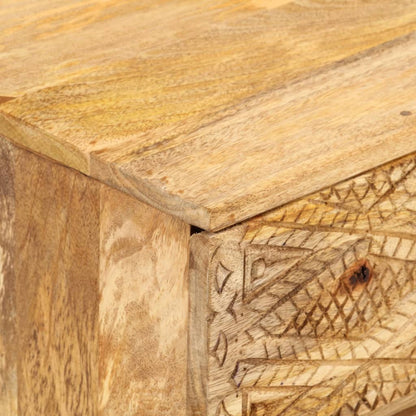 vidaXL Meuble TV en bois de manguier massif 110x30x40 cm
