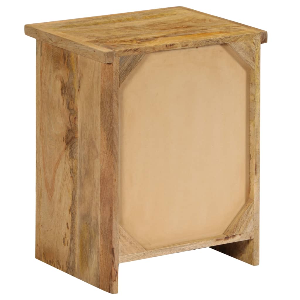 vidaXL Table de chevet Bois de manguier massif 40x30x50 cm