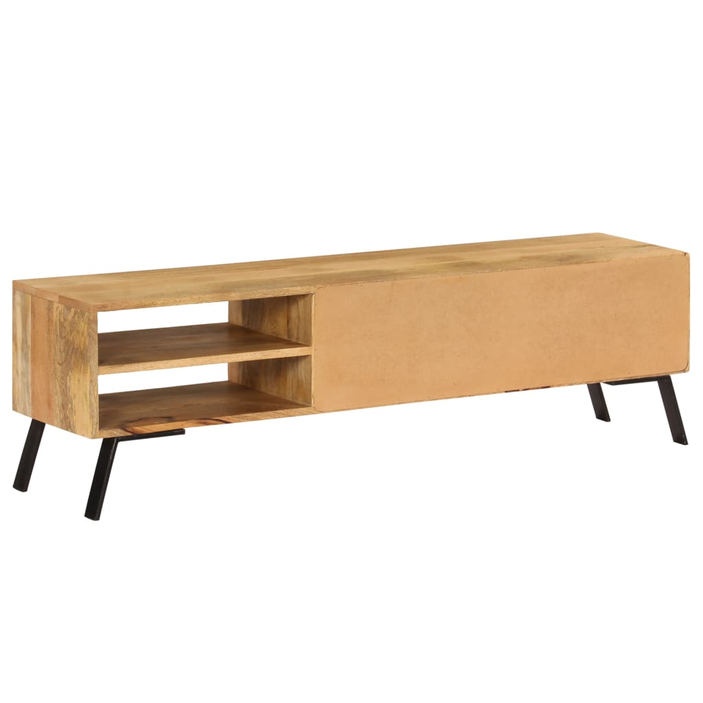 vidaXL Meuble TV bois de manguier massif 140x30x40 cm